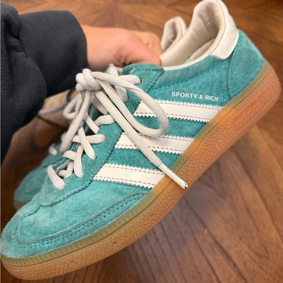 Adidas x Sporty & Rich green handball spezial shoes - Picture 4 of 7